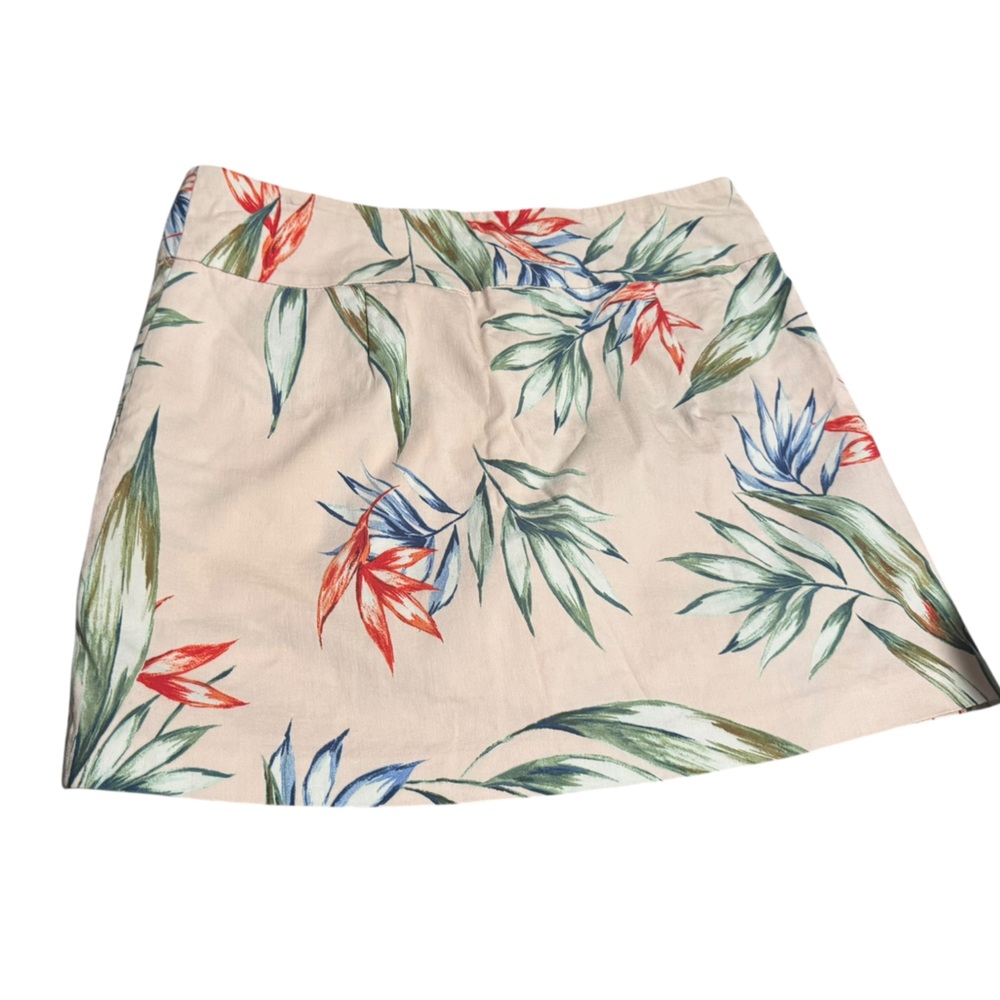 Zac & Rachel Floral Skirt with Blue and Green Accents - Picture 3 of 5